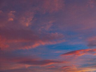 Fototapeta premium sunset sky with clouds