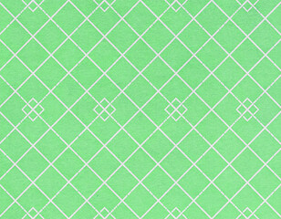 格子柄パターン くすみカラー グリーン