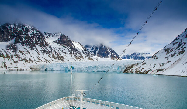 spitzbergen waggonway gletscher , 