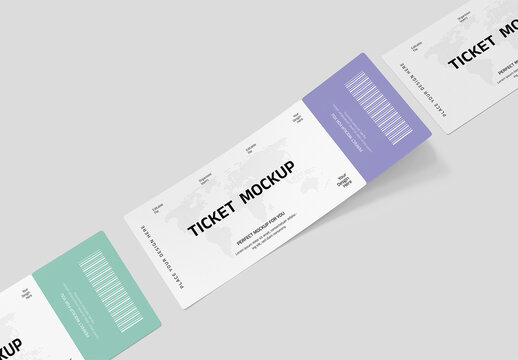 Ticket Mockup Bundle