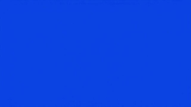 Simple blue circle on a white background moving slowly across the screen with no other elements present