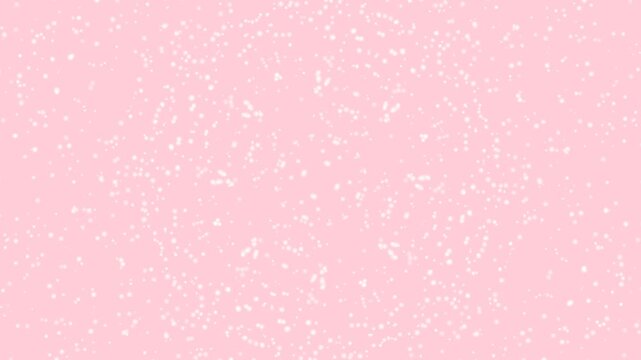 Soft Pink Background with White Speckles.