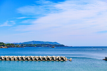 三陸 陸前高田の広田海水浴場

