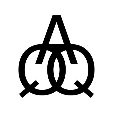 AQQ letter logo design vector