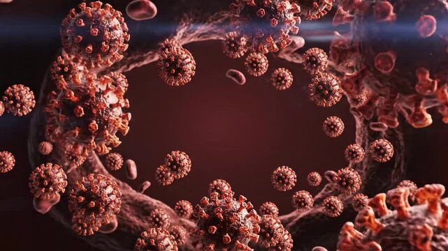 Understanding the structure and function of viruses in the human body through microscopic visuals