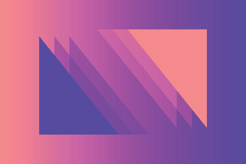 Obraz premium Abstract Background Geometric Background Triangle Shapes and Designs Orange Colors 