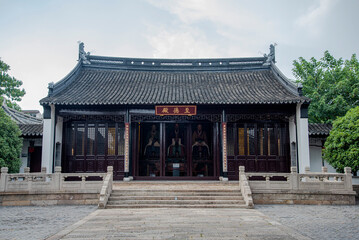 Fototapeta premium Taibo Temple and Zhide Hall, Suzhou, China