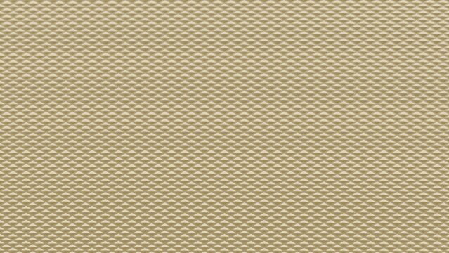 seamless 3d geometric pattern of muted golden scales. abstract repeating textured grid for modern architectural wall art and minimal interior design.