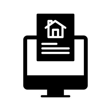 Rental Application Vector Icon