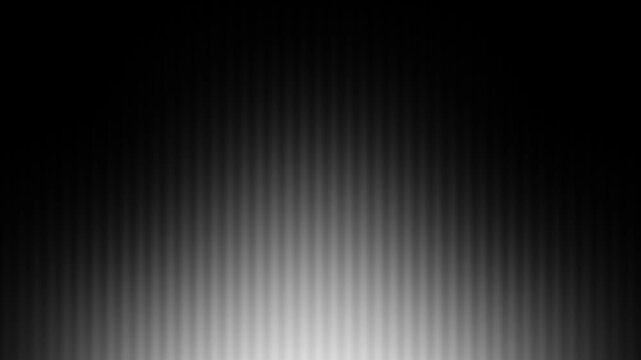 Abstract glowing neon white vertical lines digital animation black background
