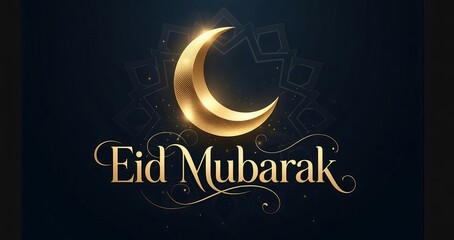 Eid Mubarak Minimal Crescent Energy Ramadan Aesthetic Goals