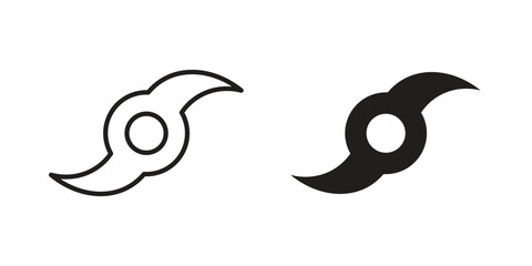 Fototapeta premium Hurricane icons for website design and development, app development. EPS10