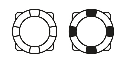 Life buoy icons for website design and development, app development. EPS10 © Dan