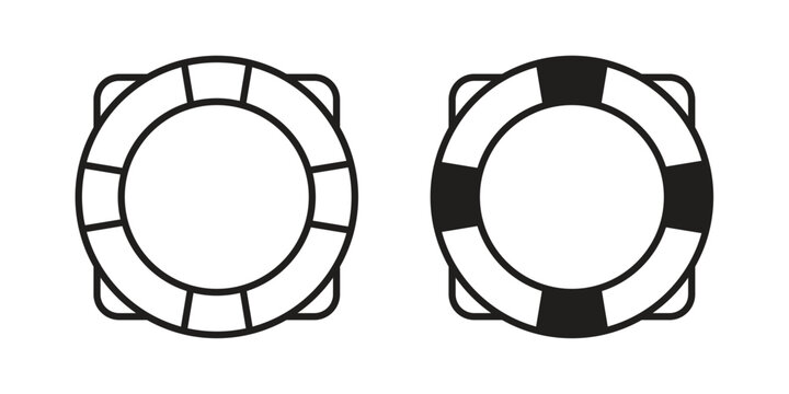 Life buoy icons for website design and development, app development. EPS10