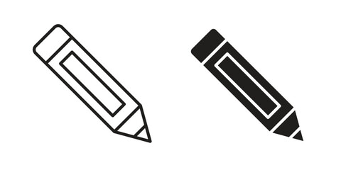 Pencil icons for website design and development, app development. EPS10