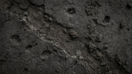 dark cracked asphalt texture background, rough surface