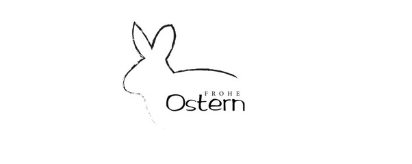 Fototapeta premium Happy Easter banner. Easter design with typography, hand painted strokes and dots, eggs and bunny. poster, greeting card, header