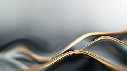 Waves and Lines Create a Smooth Flow in Abstract Forms