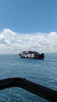 Ferry Boat at Gilimanuk Port, Bali, Indonesia
