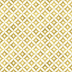 Geometric golden and elegant pattern design