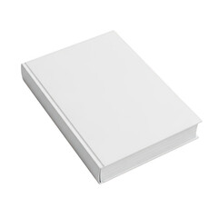 Fototapeta premium A white rectangular object with straight edges and clean lines isolated on white background