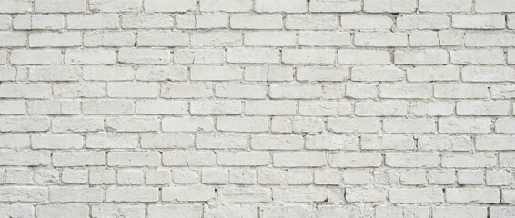 Fototapeta premium Captivating white brick wall texture urban setting photo minimalist design close-up view contemporary aesthetic for modern spaces