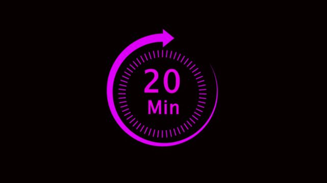Futuristic Circular Loading Icon with Arrow on Dark Background