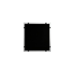 Obraz premium Square metal frame with black backdrop