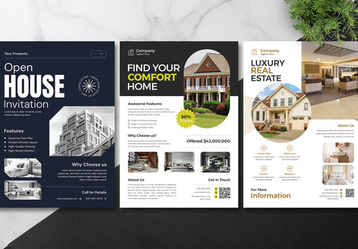 Bundle of Real Estate Flyer Template