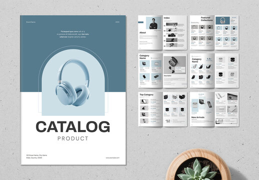 Modern Product Catalog Template for Electronics and Gadgets