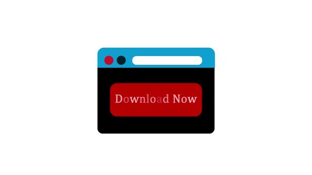 browser window with download now button