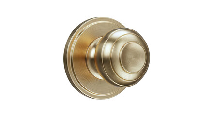 Brushed Brass Round Door Knob