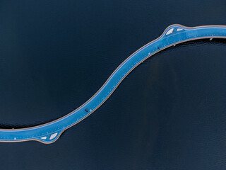 Aerial View The Bright Blue