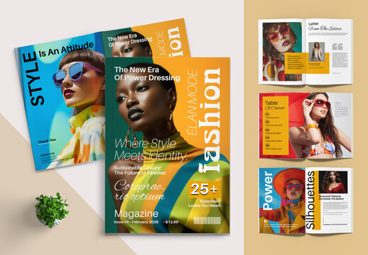 Editorial Minimal Fashion Magazine Template