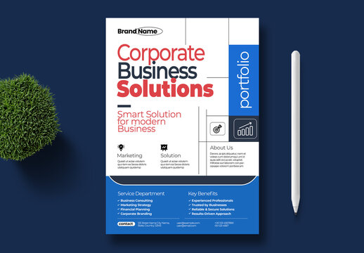 Modern Corporate Business Solutions Flyer