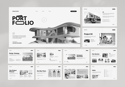Minimal Architecture Portfolio Presentation Template
