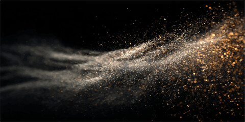 Abstract blue rain drops on the window reflect a bright nebula and distant stars within the dark night sky of a cosmic universe © PIXEL