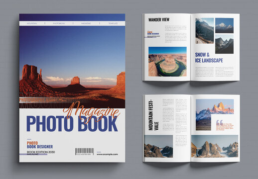 PhotoBook Magazine Template