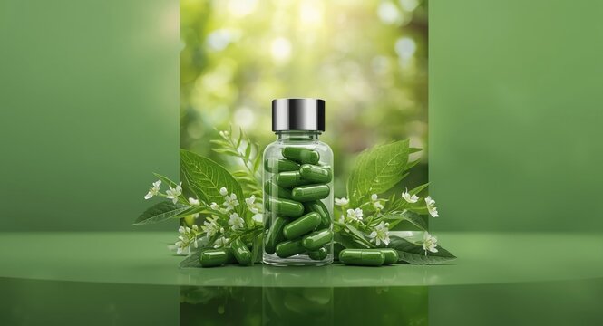 Therapeutic neem leaf and flower natural healing pills
