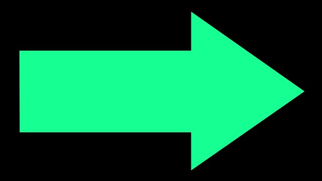 Arrow pointing Left to Right animation. Download sign . arrow button icon or swipe-Left to Right arrow signal animation