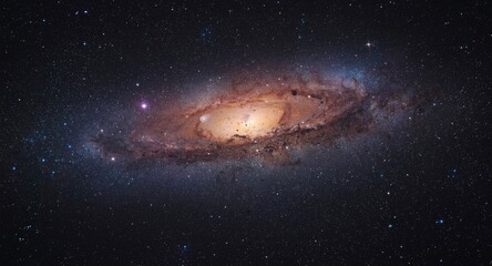 Obraz premium beautiful high resolution star and cosmic dust filled Milky Way galaxy image