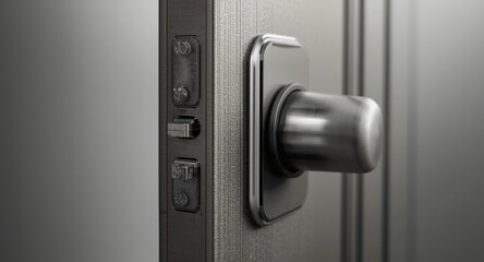 Weather resistant lock for outdoor security doors