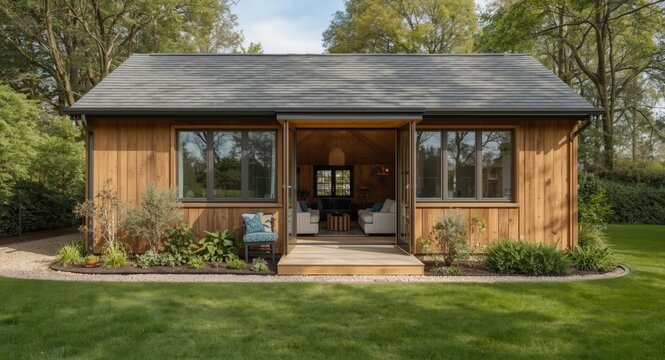 Renovation of a barn into a single storey granny annexe for elderly family