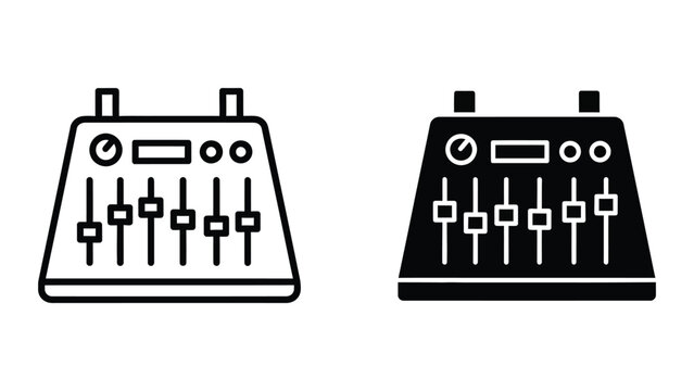 Audio mixer icons