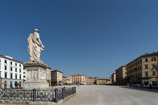 Italien - Livorno - Platz der Republik - Leopold II. Denkmal