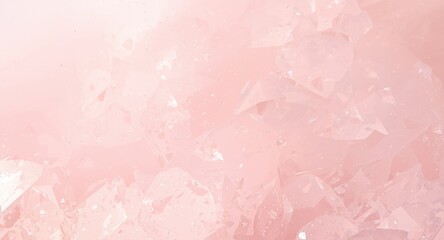 Fototapeta premium Polished rose quartz crystal texture background with soft pink hues ideal for spiritual healing themes