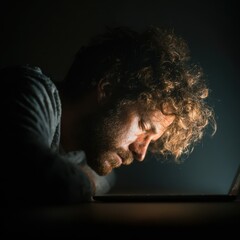 Group of small mushrooms growing on moss in forest environment. Natural woodland fungus.