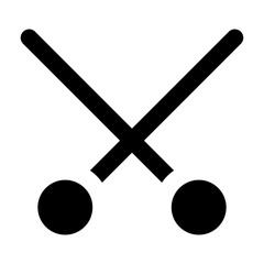 Drum Sticks Solid Icon