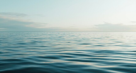 Obraz premium tranquil watercolor sea painting with harmonious color blending