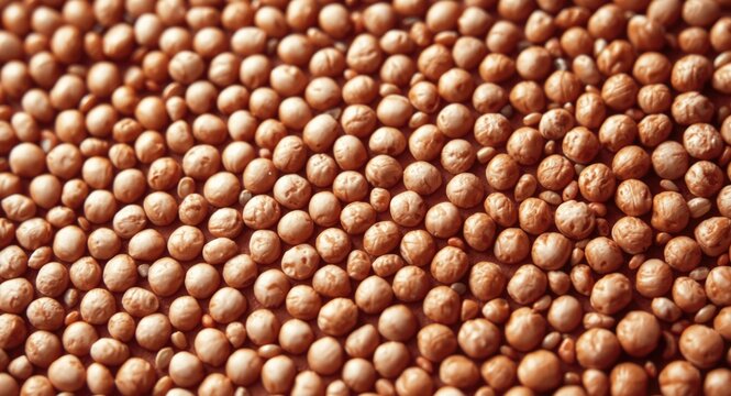 Mendelian genetics illustrated by second generation pea seeds with a 75 to 25 ratio of round to wrinkled seeds